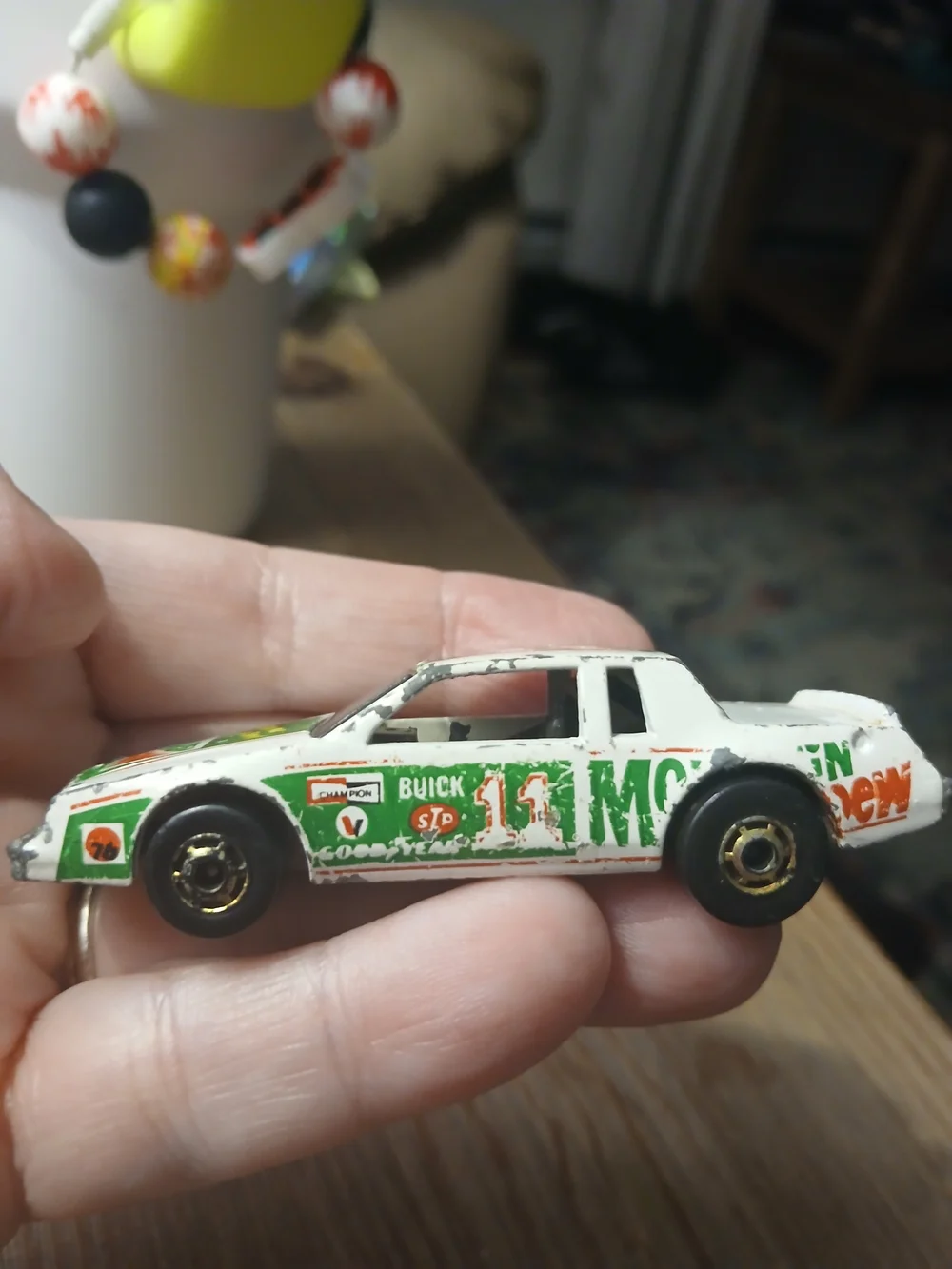 Hot Wheels Racing Stocker Mountain Dew VTG Malaysia 1983 Buick Regal Hot Ones 11